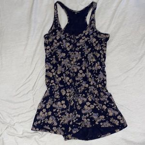 Express floral short romper